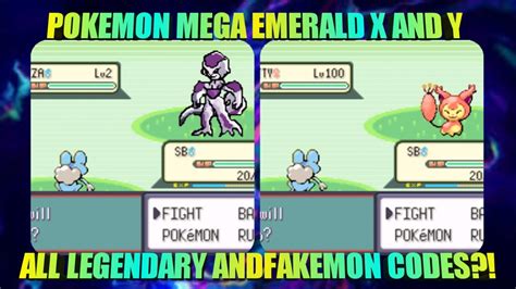 mega emerald x and y cheats